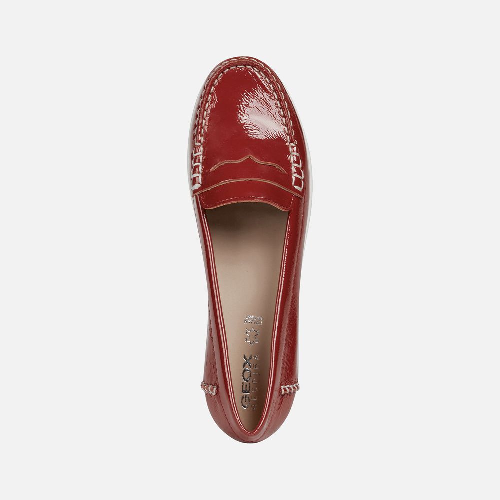 Mocassin Geox Genova - Rouge - Femme 492315-MRI